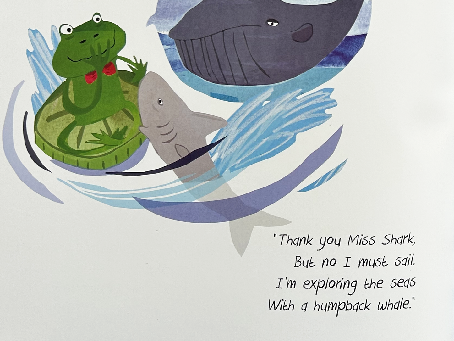 A Frog and a Whale in a Princess Tale